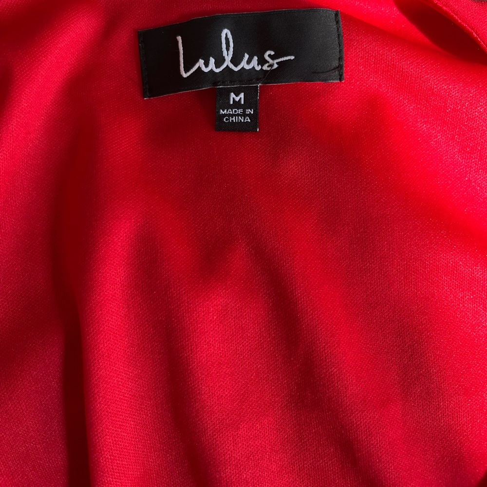 Lulu's Red Maxi Dress - Picture 13 of 15